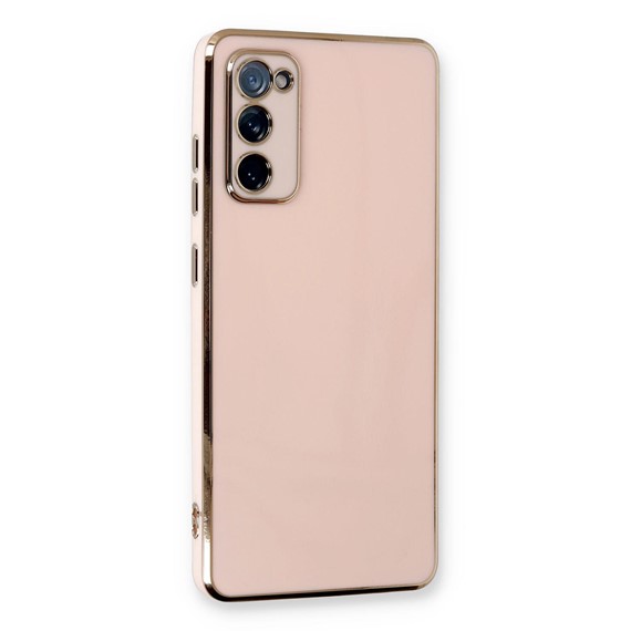 Microsonic Samsung Galaxy S20 FE Kılıf Olive Plated Pembe 1