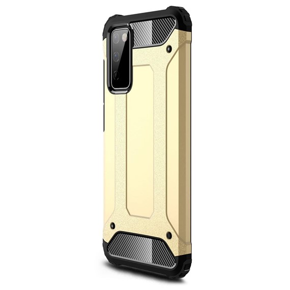 Microsonic Samsung Galaxy S20 FE Kılıf Rugged Armor Gold 2