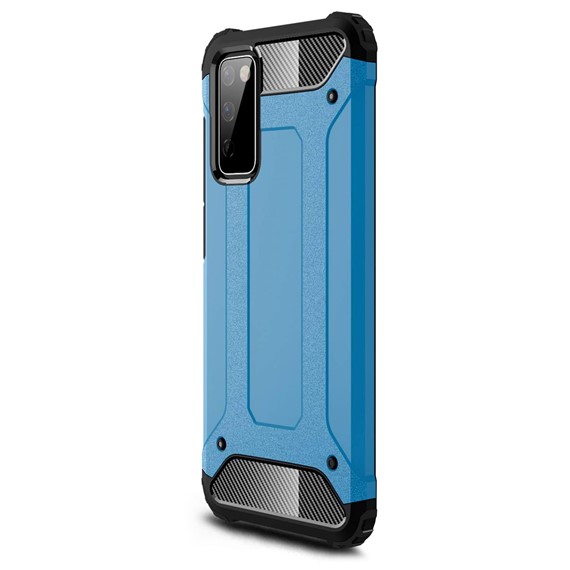 Microsonic Samsung Galaxy S20 FE Kılıf Rugged Armor Mavi 2