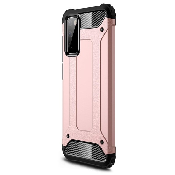 Microsonic Samsung Galaxy S20 FE Kılıf Rugged Armor Rose Gold 2