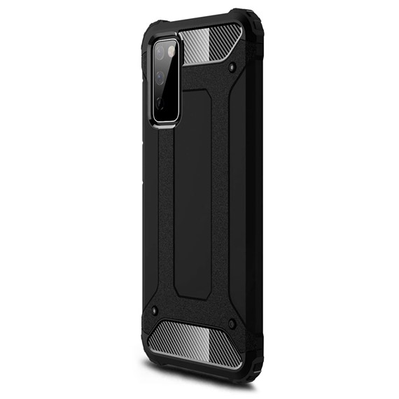 Microsonic Samsung Galaxy S20 FE Kılıf Rugged Armor Siyah 2