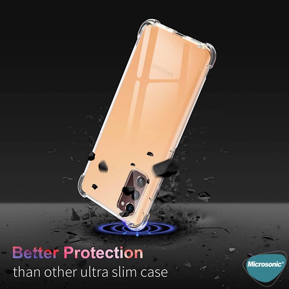Microsonic Samsung Galaxy S20 FE Kılıf Shock Absorbing Şeffaf 4