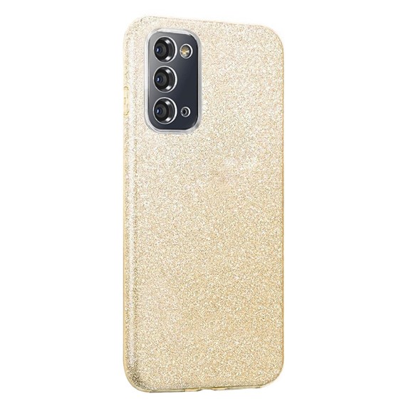Microsonic Samsung Galaxy S20 FE Kılıf Sparkle Shiny Gold 2