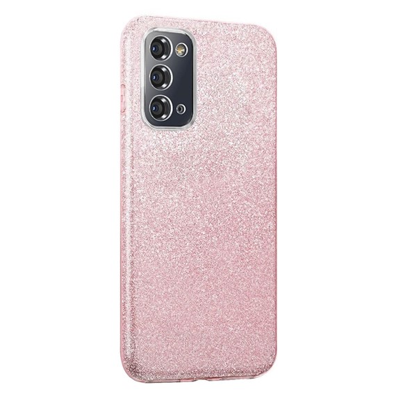 Microsonic Samsung Galaxy S20 FE Kılıf Sparkle Shiny Rose Gold 2