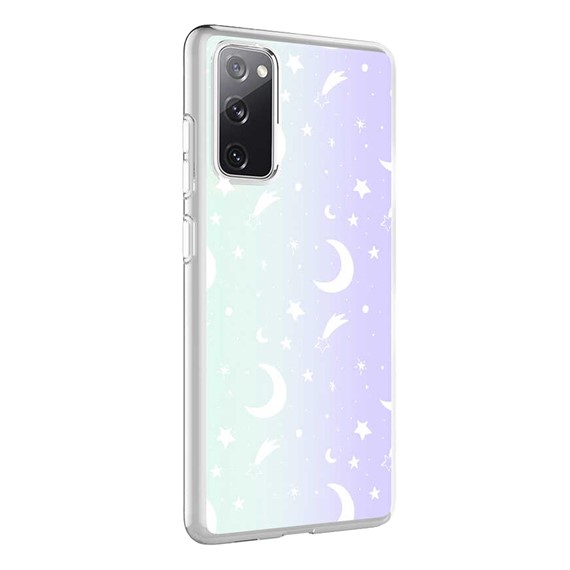 Microsonic Samsung Galaxy S20 FE Braille Feel Desenli Kılıf Moon 2