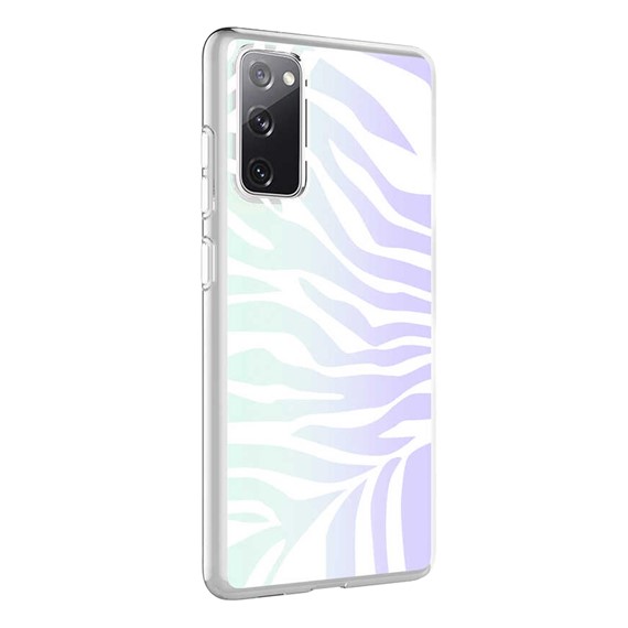 Microsonic Samsung Galaxy S20 FE Braille Feel Desenli Kılıf Zebra 2