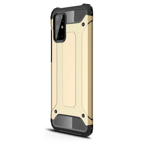 Microsonic Samsung Galaxy S20 Plus Kılıf Rugged Armor Gold 2