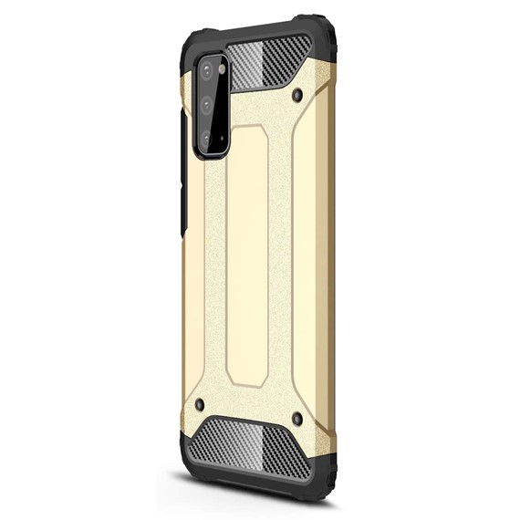 Microsonic Samsung Galaxy S20 Kılıf Rugged Armor Gold 2