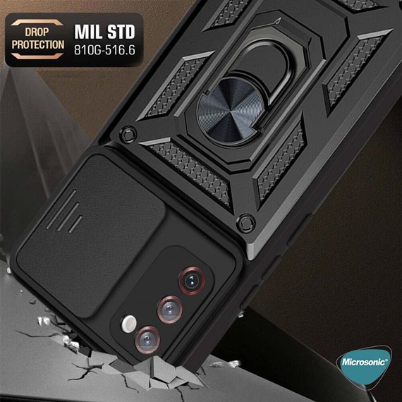 Microsonic Samsung Galaxy S21 FE Kılıf Impact Resistant Lacivert 2