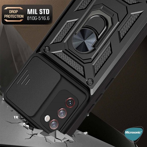 Microsonic Realme 11 Kılıf Impact Resistant Siyah 2