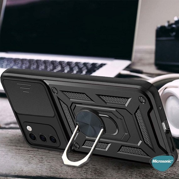 Microsonic Realme 11 Kılıf Impact Resistant Siyah 3
