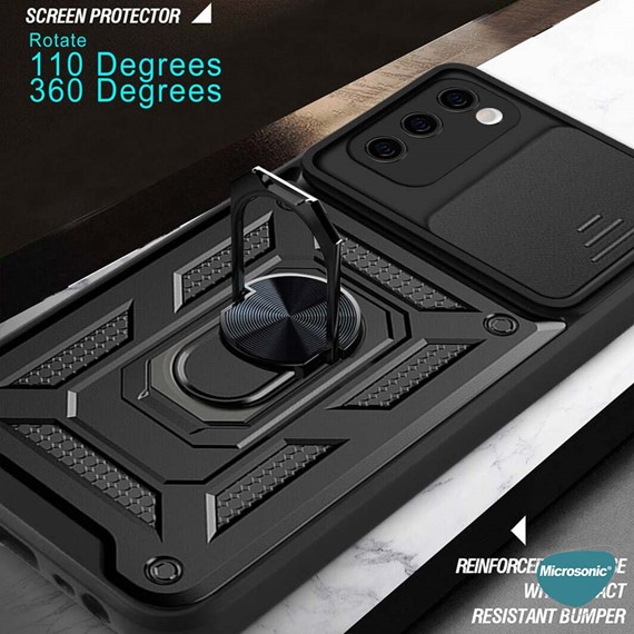 Microsonic Realme 11 Kılıf Impact Resistant Siyah 4