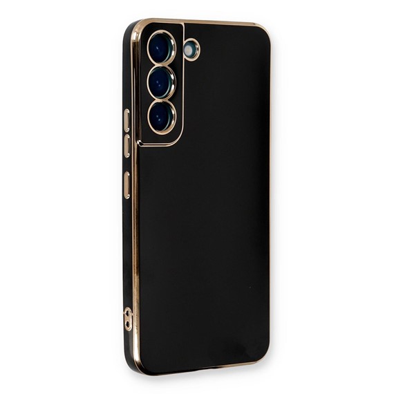 Microsonic Samsung Galaxy S21 FE Kılıf Olive Plated Siyah 1