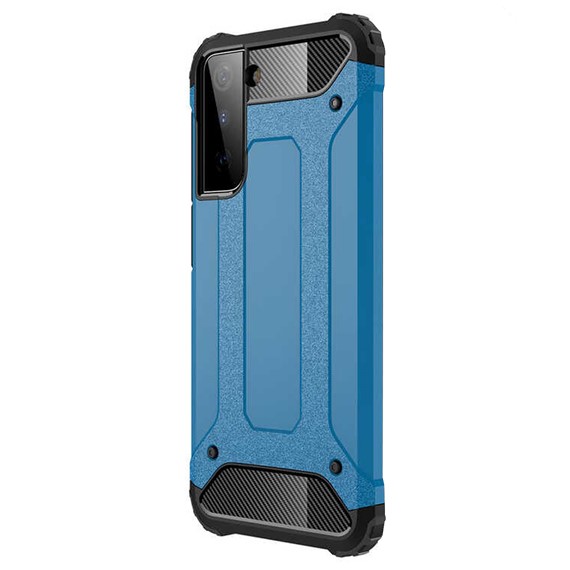 Microsonic Samsung Galaxy S21 Kılıf Rugged Armor Mavi 2