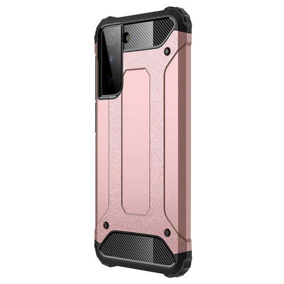 Microsonic Samsung Galaxy S21 Kılıf Rugged Armor Rose Gold 2