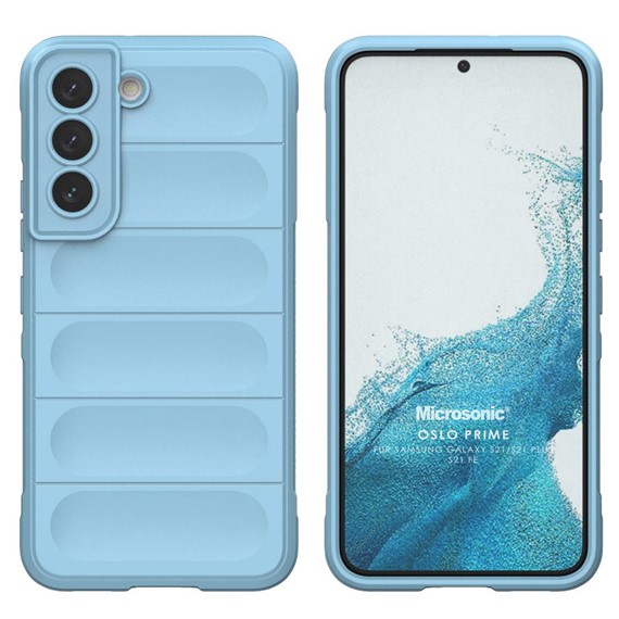 Microsonic Samsung Galaxy S21 FE Kılıf Oslo Prime Mavi 1