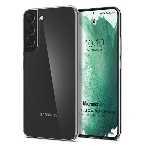 Microsonic Samsung Galaxy S22 Kılıf Non Yellowing Crystal Clear Sararma Önleyici Kristal Şeffaf 1