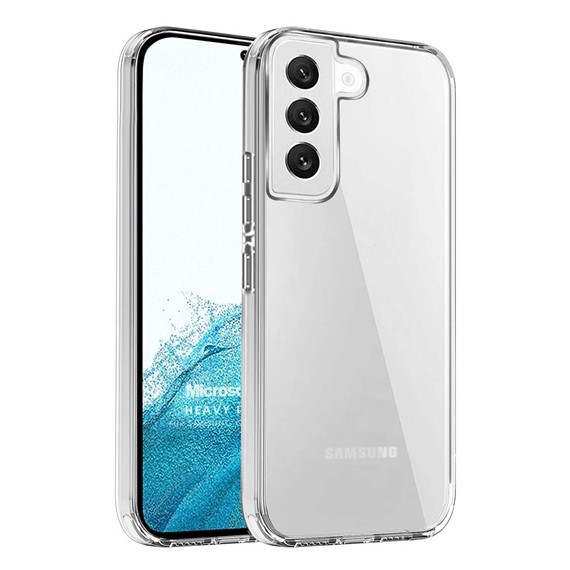 Microsonic Samsung Galaxy S22 Kılıf Heavy Drop Şeffaf 1