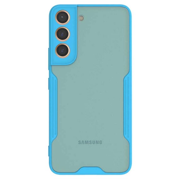 Microsonic Samsung Galaxy S22 Kılıf Paradise Glow Turkuaz 2
