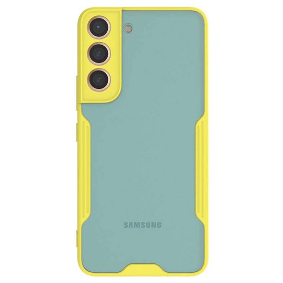 Microsonic Samsung Galaxy S22 Plus Kılıf Paradise Glow Sarı 2