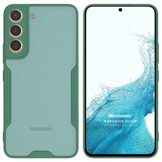 Microsonic Samsung Galaxy S22 Kılıf Paradise Glow Yeşil 1