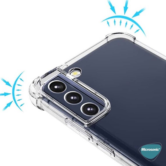 Microsonic Samsung Galaxy S22 Kılıf Shock Absorbing Şeffaf 6