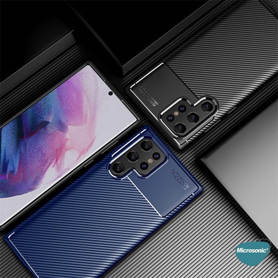 Microsonic Samsung Galaxy S22 Ultra Kılıf Legion Series Siyah 7