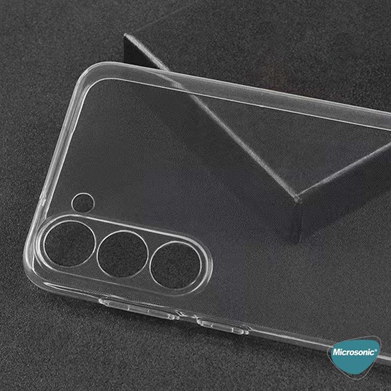Microsonic Samsung Galaxy S23 Kılıf Transparent Soft Şeffaf 8