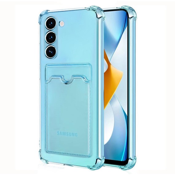 Microsonic Samsung Galaxy S23 Card Slot Shock Kılıf Mavi 1