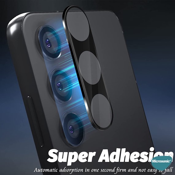 Microsonic Samsung Galaxy A26 Kamera Lens Koruma Camı V2 Siyah 4