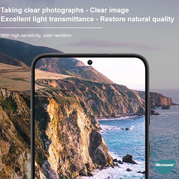 Microsonic Samsung Galaxy S23 Plus Kamera Lens Koruma Camı V2 Siyah 6