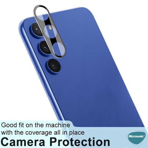 Microsonic Samsung Galaxy A26 Kamera Lens Koruma Camı V2 Siyah 7