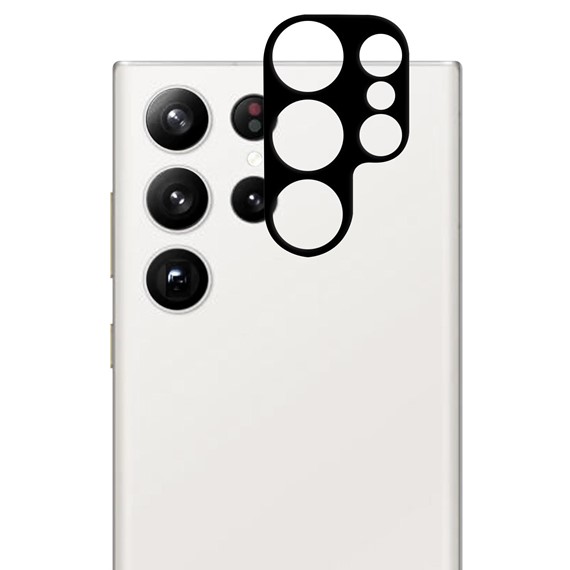 Microsonic Samsung Galaxy S24 Ultra Kamera Lens Koruma Camı V2 Siyah 1