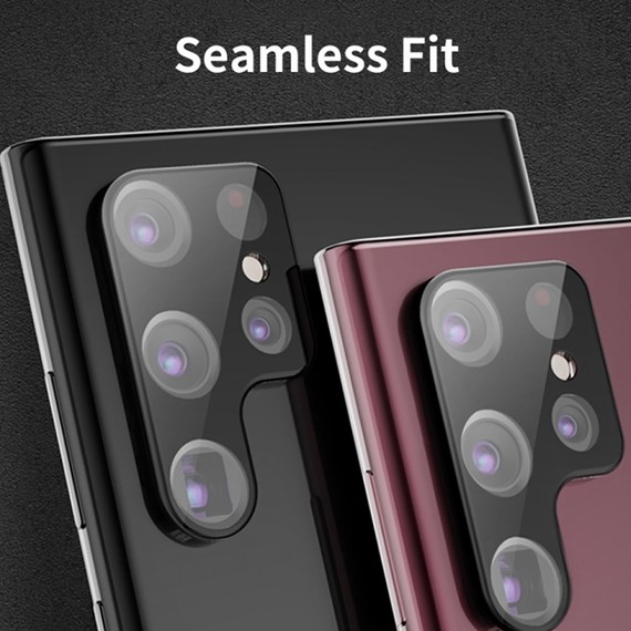 Microsonic Samsung Galaxy S24 Ultra Kamera Lens Koruma Camı V2 Siyah 4