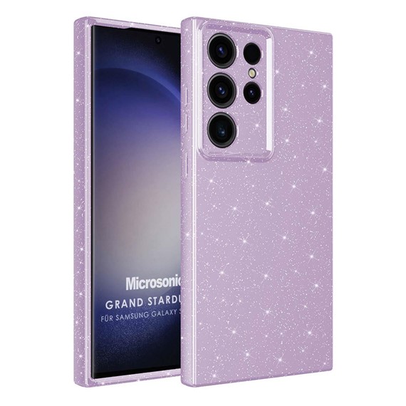 Microsonic Samsung Galaxy S24 Ultra Kılıf Grand Stardust Lila 1