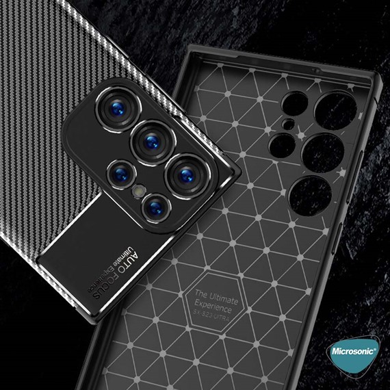 Microsonic Samsung Galaxy S23 Ultra Kılıf Legion Series Siyah 4