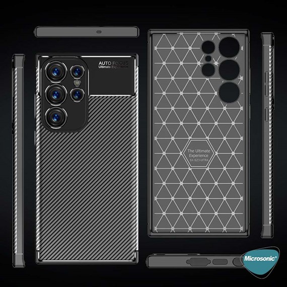 Microsonic Samsung Galaxy S23 Ultra Kılıf Legion Series Siyah 5