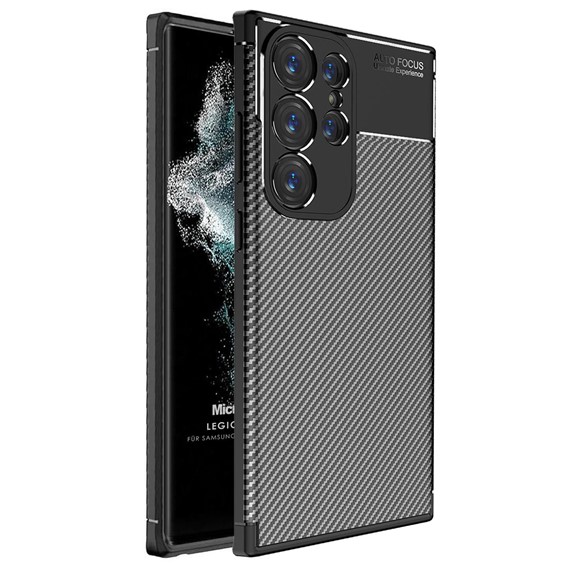 Microsonic Samsung Galaxy S23 Ultra Kılıf Legion Series Siyah 1