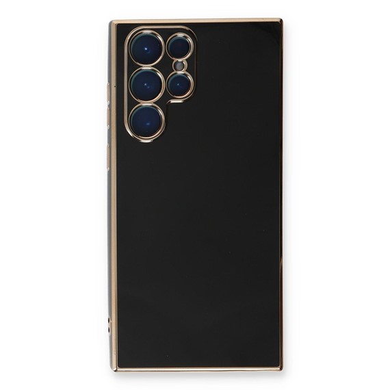 Microsonic Samsung Galaxy S23 Ultra Kılıf Olive Plated Siyah 1