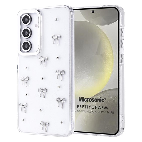 Microsonic Samsung Galaxy S24 FE Kılıf PrettyCharm Bow 1