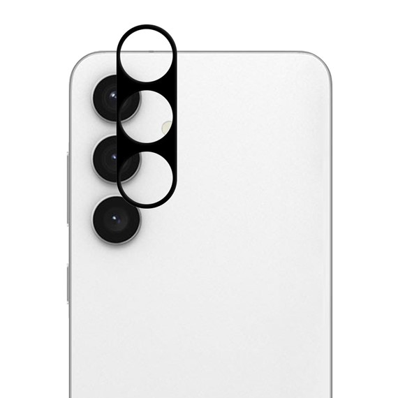 Microsonic Samsung Galaxy S24 Plus Kamera Lens Koruma Camı V2 Siyah 1