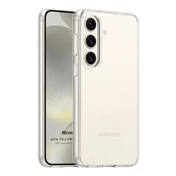 Microsonic Samsung Galaxy S24 Plus Kılıf Non Yellowing Crystal Clear Sararma Önleyici Kristal Şeffaf 1