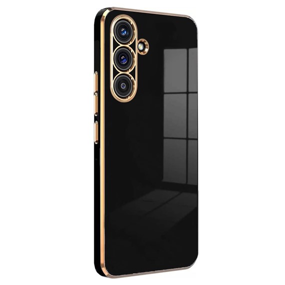 Microsonic Samsung Galaxy A35 Kılıf Olive Plated Siyah 1