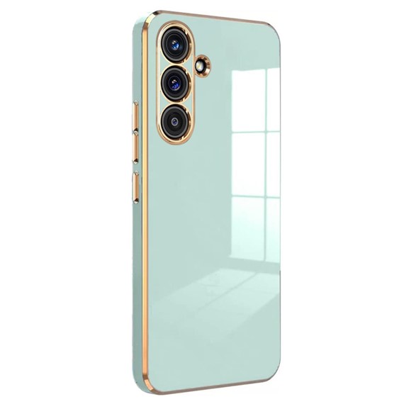 Microsonic Samsung Galaxy S24 Plus Kılıf Olive Plated Yeşil 1