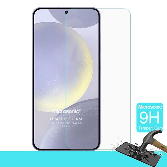 Microsonic Samsung Galaxy S24 Plus Tempered Glass Cam Ekran Koruyucu 2