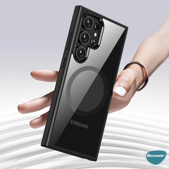 Microsonic Samsung Galaxy S24 Plus Kılıf MagSafe Bright Planet Yeşil 6