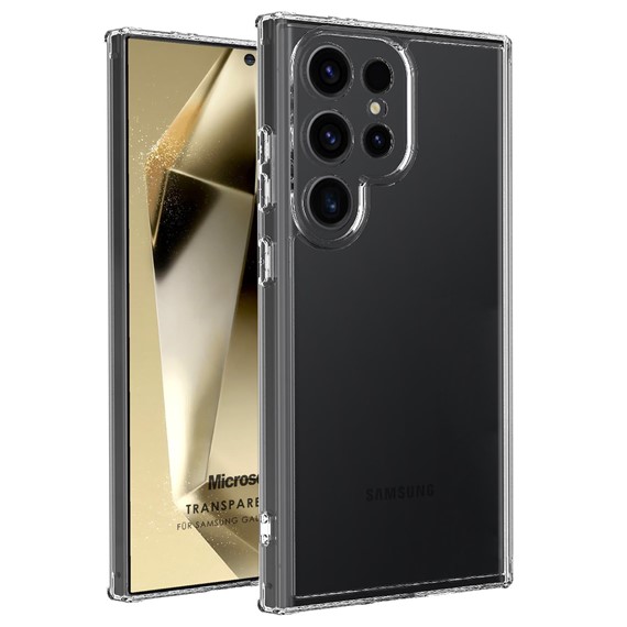 Microsonic Samsung Galaxy S24 Ultra Kılıf Transparent Soft Şeffaf 1