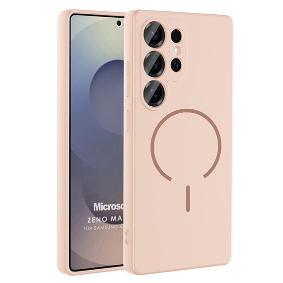 Microsonic Samsung Galaxy S25 Ultra Kılıf Zeno MagSafe Rose Gold 1