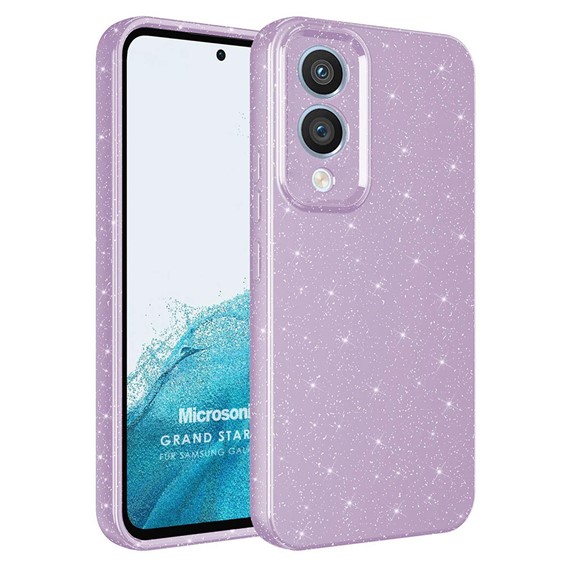 Microsonic Samsung Galaxy S25 Edge Kılıf Grand Stardust Lila 1