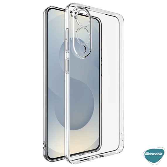 Microsonic Samsung Galaxy S25 Edge Kılıf Transparent Soft Şeffaf 5